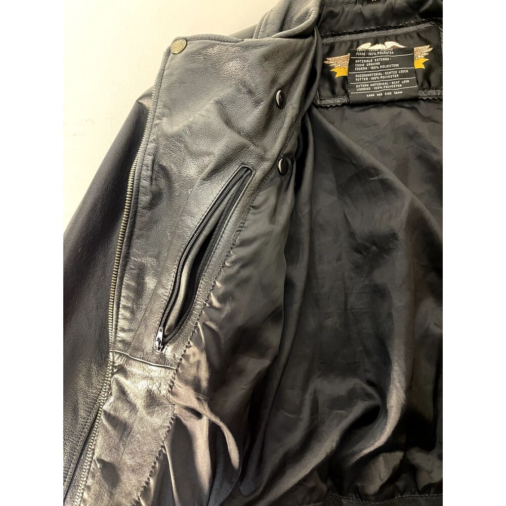 Harley Davidson‎ Riding Jacket 2000 Women Medium Lace-up Corset leather - Picture 12 of 16